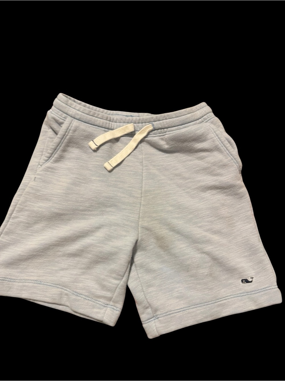 Boys Vineyard Vines Light Gray Blue Drawstring Shorts
